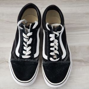 Vans Black and White Women's Sneakers